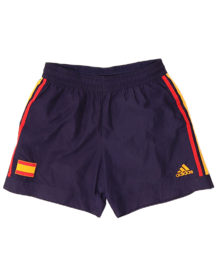 Pantaloni scurți sport adidas Climalite pentru bărbați, poliester mediu albastru