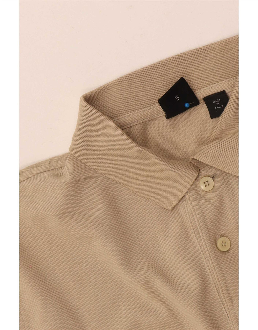 Tricou polo pentru bărbați Hugo Boss, bumbac, bej mic