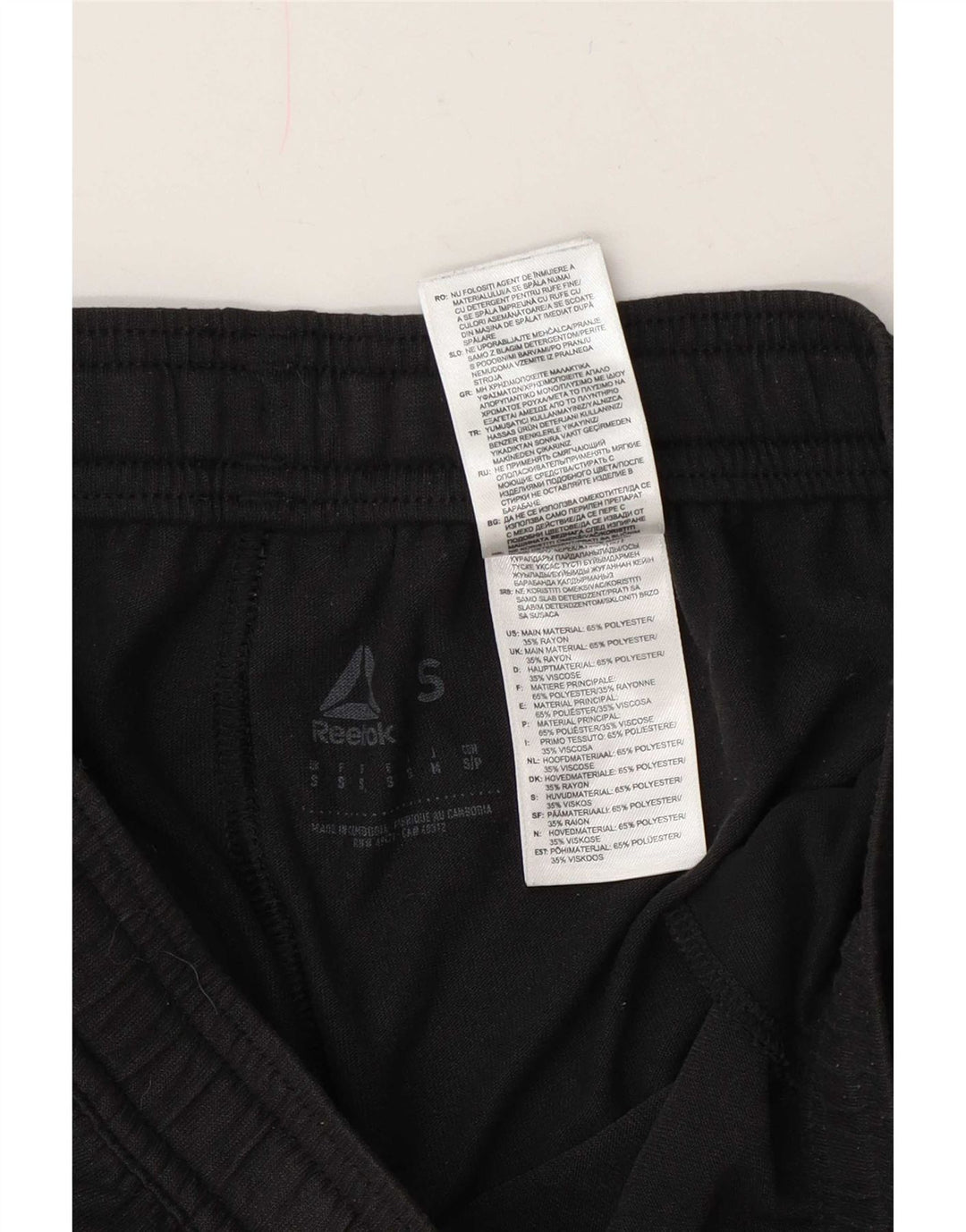 Pantaloni scurti sport Reebok pentru bărbați, poliester, gri mici
