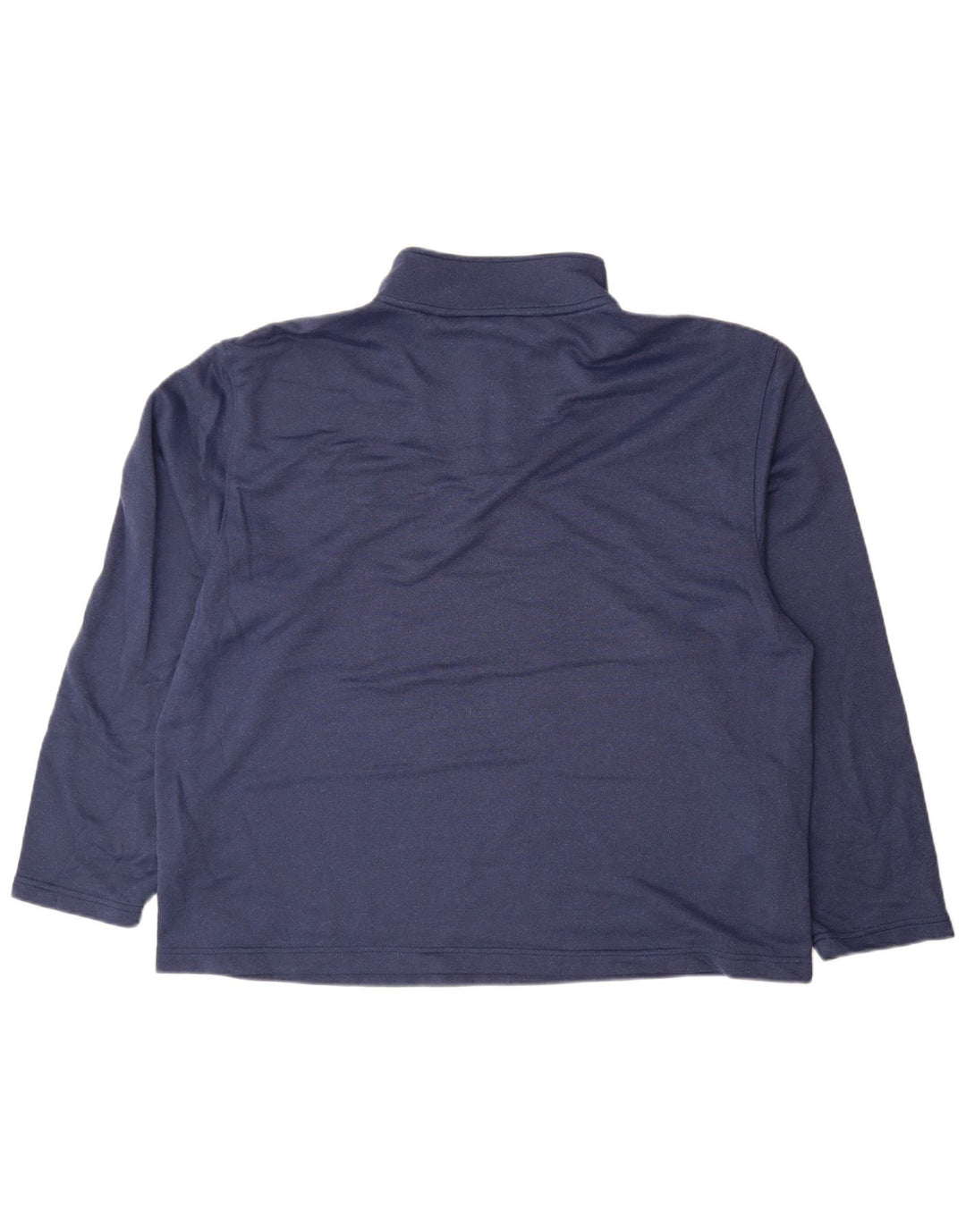 Hanorac Izod pentru bărbați, cu fermoar, cu gât, 2XL, poliester bleumarin