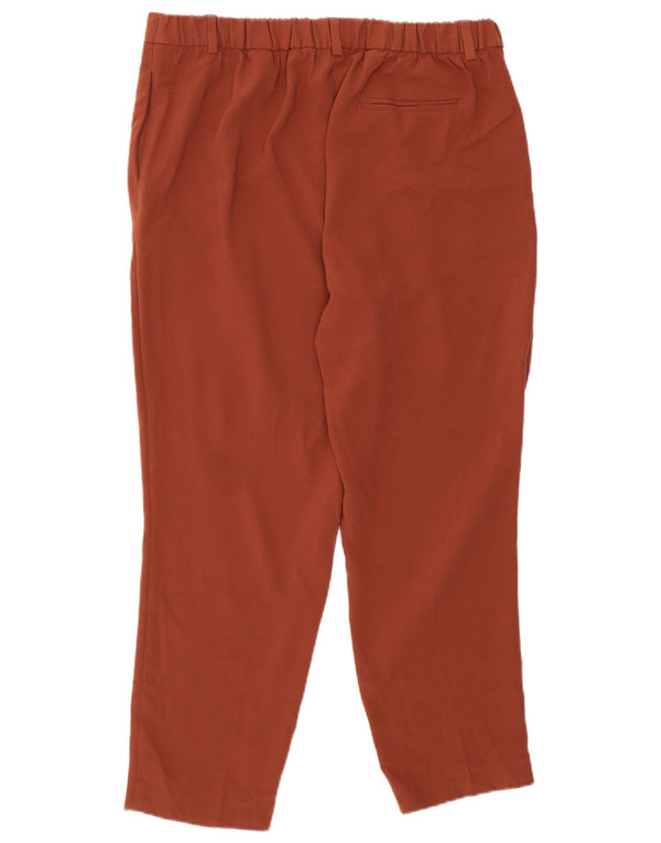 Pantaloni tăiați pentru femei Marks & Spencer UK 14 Large W32 L25 Maro