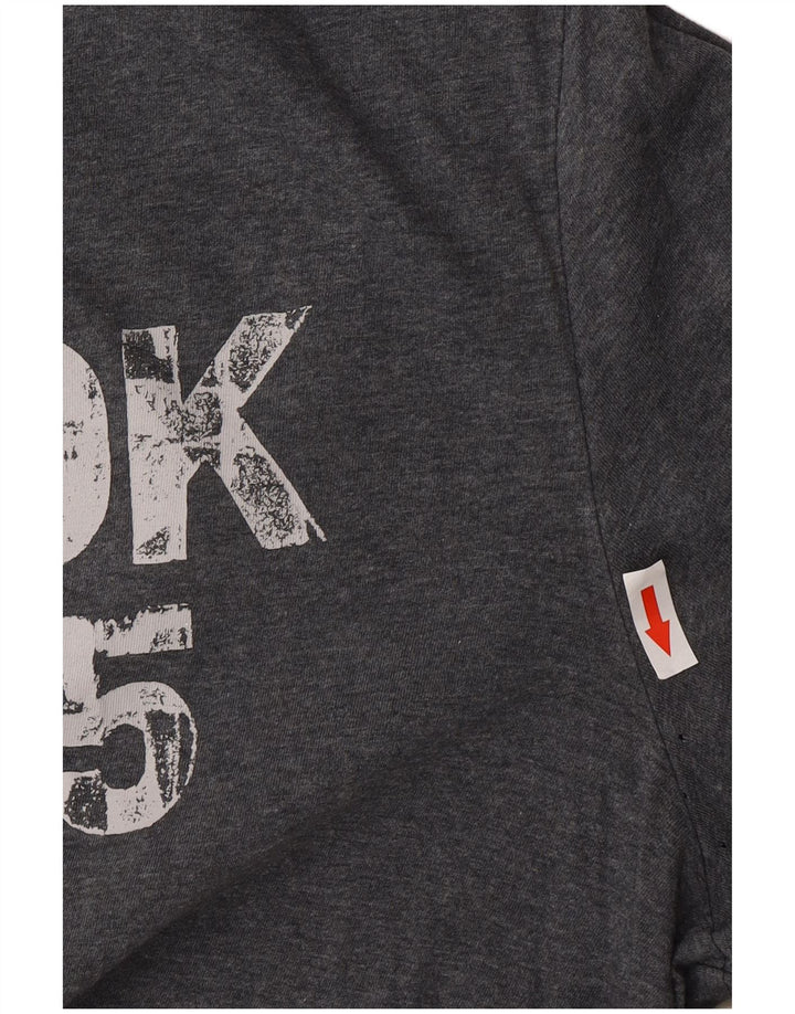 Tricou grafic pentru bărbați Reebok Top Large Gri