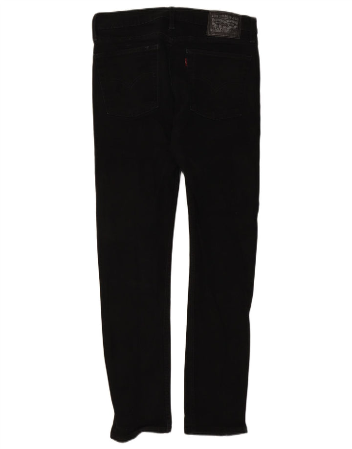 Blugi skinny pentru bărbați LEVI'S W31 L29 bumbac negru