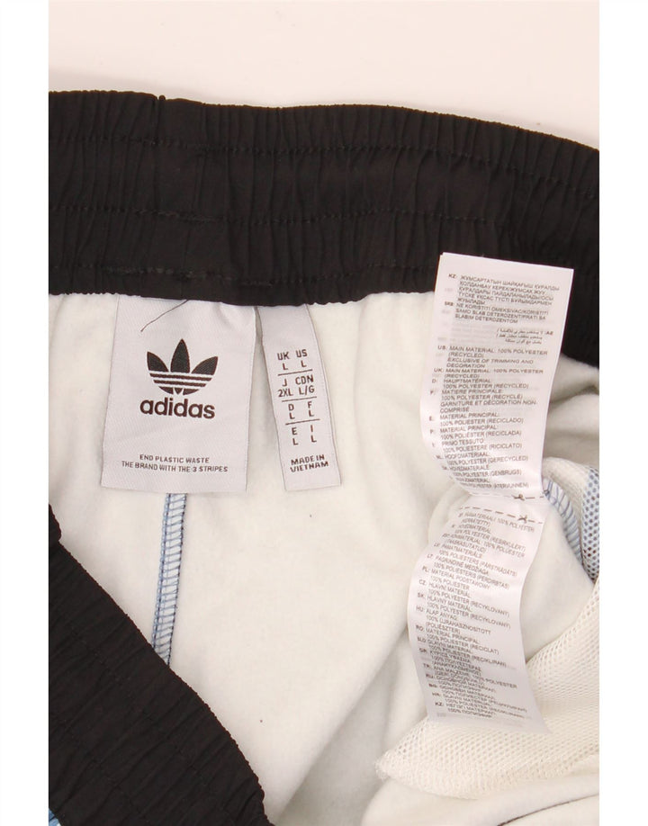 Pantaloni Adidas pentru bărbați Adventure Windbreaker, mari, albastru, poliester cu pete