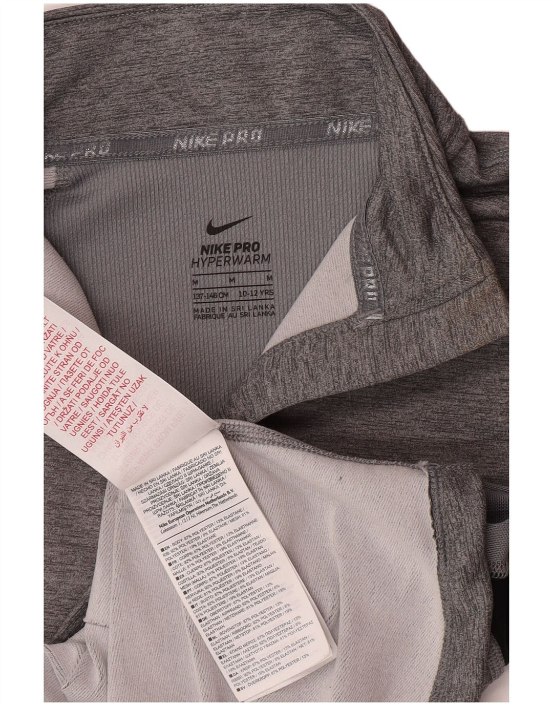 Trening Nike Fete Pulover Top 10-11 Ani Medium Gri Colorblock
