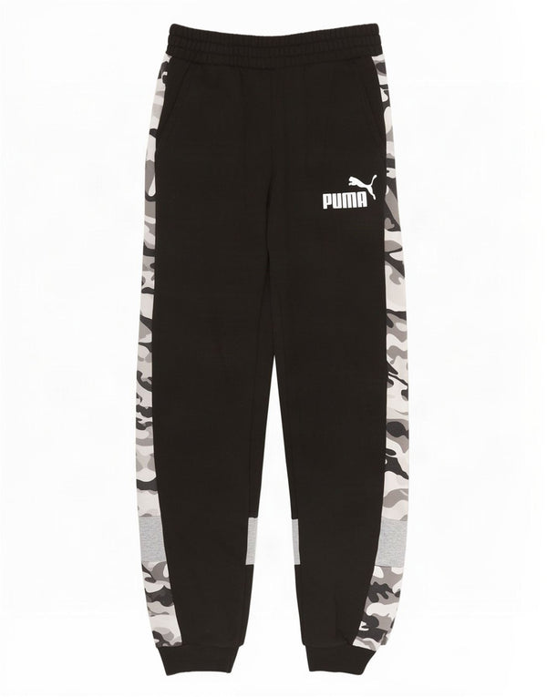 Pantaloni de trening cu grafică Puma pentru bărbați Pantaloni de jogging, bumbac mic, negru, camuflat