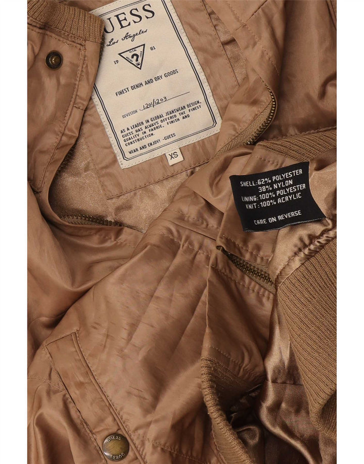 Jachetă Bomber Guess pentru femei UK 6 XS Maro Poliester