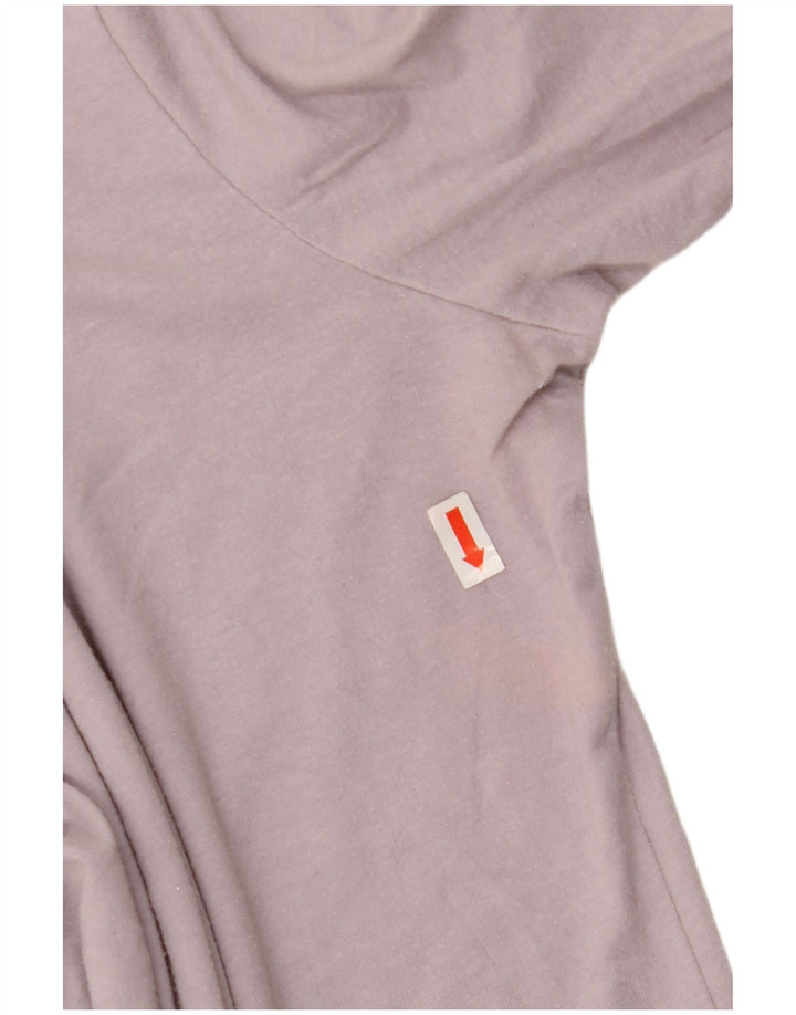 Nautica Top pentru femei cu mânecă lungă UK 14, bumbac violet mediu