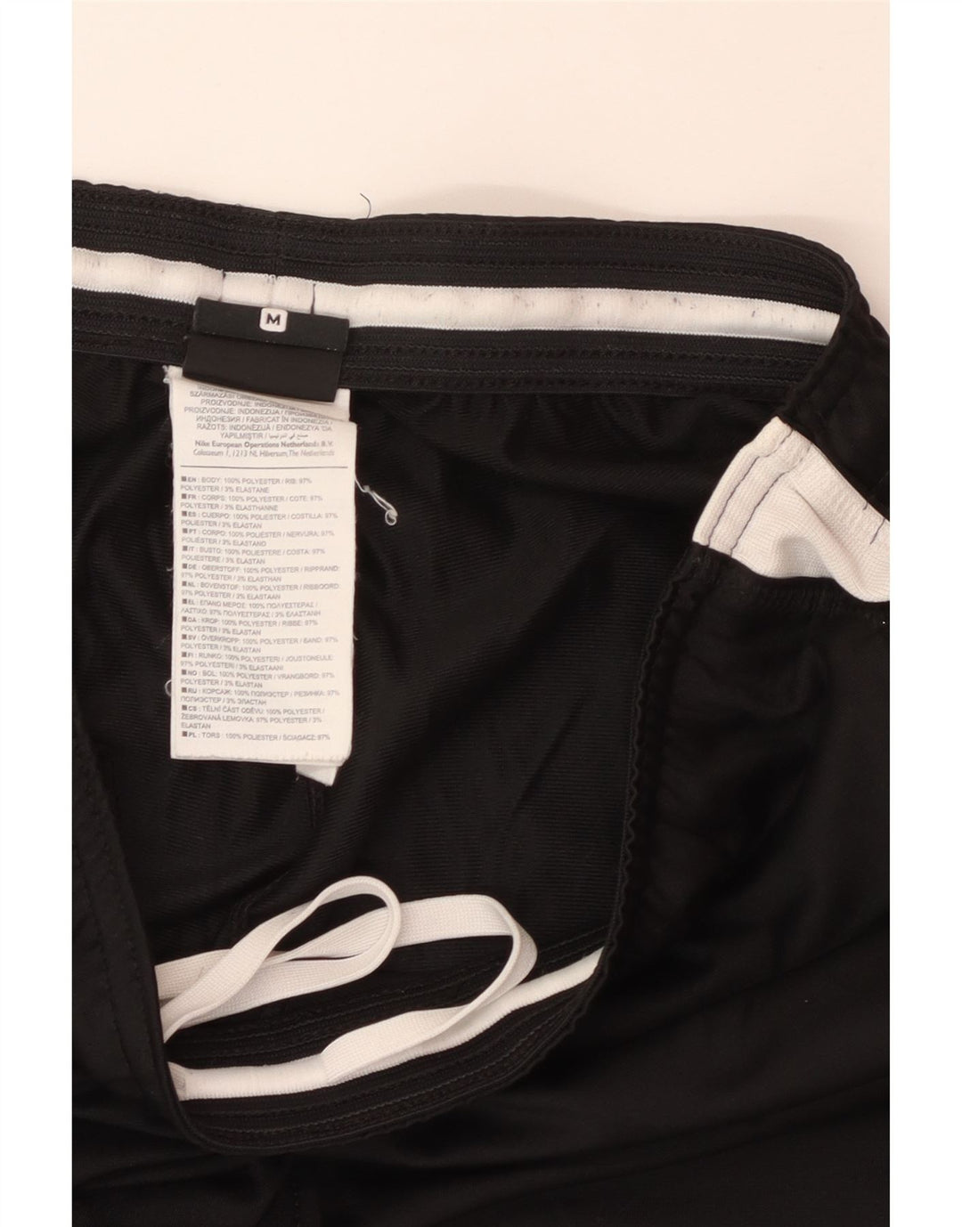 Pantaloni de trening NIKE pentru bărbați, negru mediu, poliester bloc de culoare