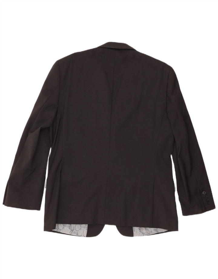 Jachetă pentru bărbați Ted Baker cu 2 nasturi, UK 42 XL, lână neagră