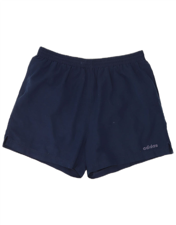 Pantaloni scurți sport pentru bărbați Adidas, mari, albastru, poliester