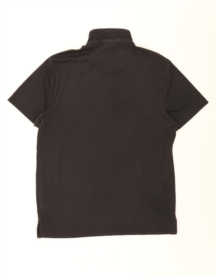 Tricou polo pentru bărbați Dkny XL bumbac negru