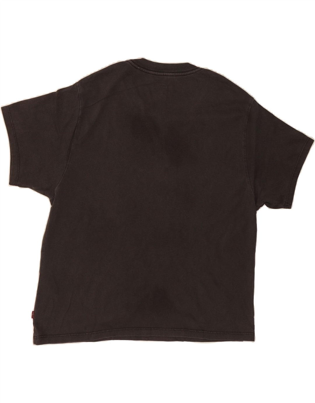 LEVI'S Womens Oversized Graphic T-Shirt Top UK 10 Small Black Cotton Vintage Levi's and Second-Hand Levi's from Messina Hembry 