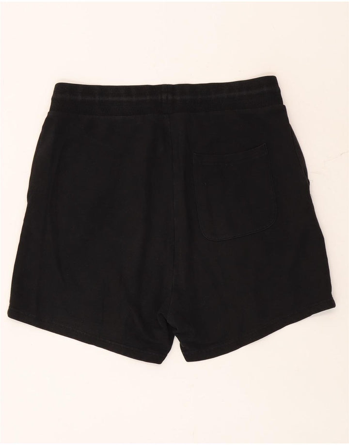 Pantaloni scurți sport Jack & Jones pentru bărbați, bumbac mediu negru