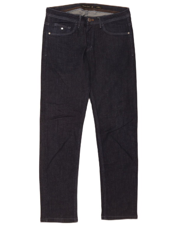 Blugi subțiri Massimo Dutti pentru bărbați EU 40 Medium W31 L30 Bleumarin