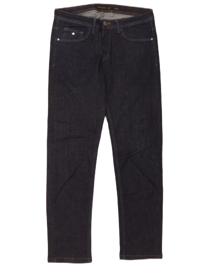Blugi subțiri Massimo Dutti pentru bărbați EU 40 Medium W31 L30 Bleumarin