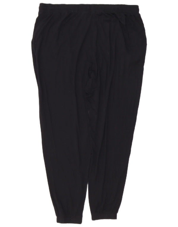 Marks & Spencer Pantaloni de jogging pentru damă Pantaloni tăiați UK 18 XL W40 L26 Negru