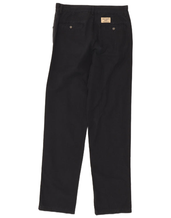 Pantaloni chino drepte pentru bărbați Rifle Khakis W31 L34 bumbac negru