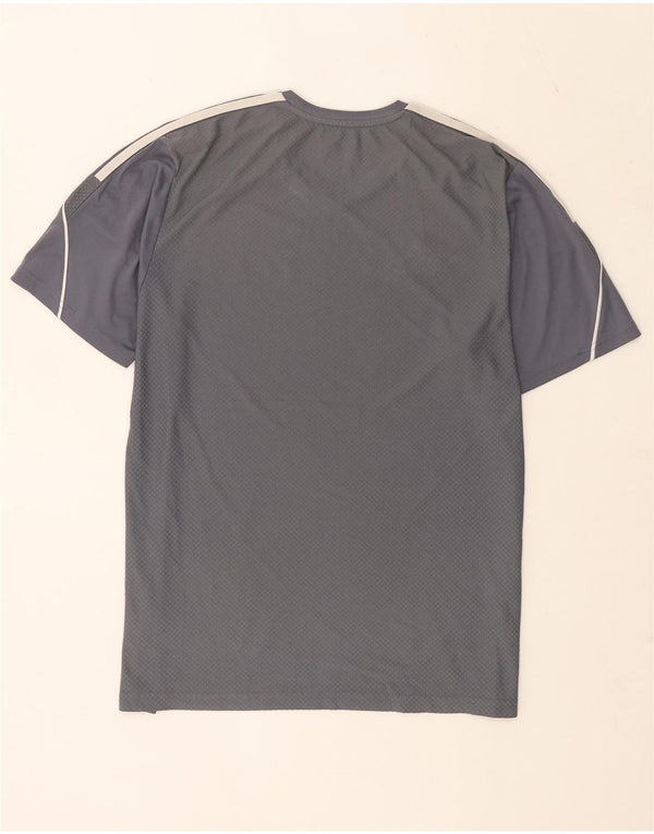Tricou Swindon Town FC pentru bărbați Adidas Slim Fit Top mare, gri, poliester