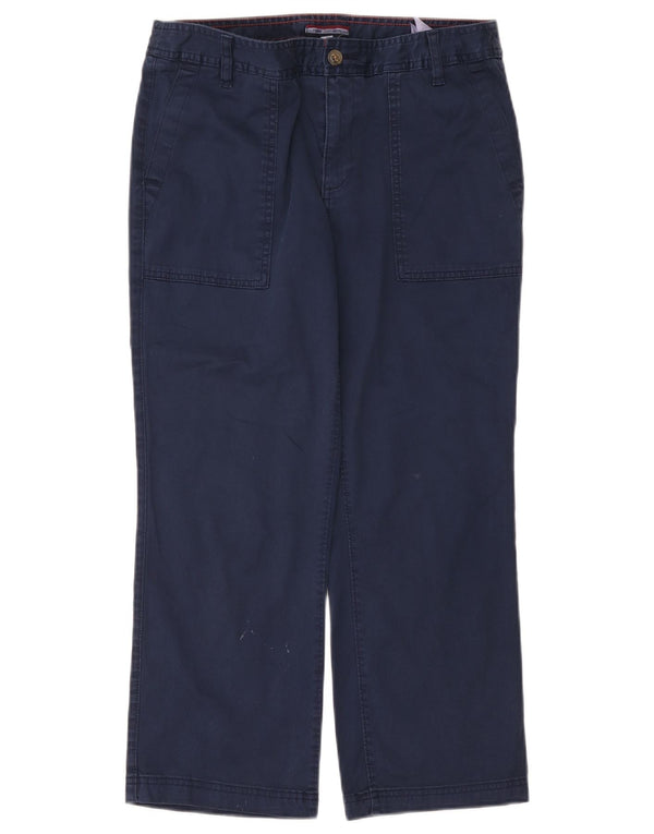 Pantaloni chino drepți pentru femei Tommy Hilfiger US 6 Medium W30 L25 Bleumarin