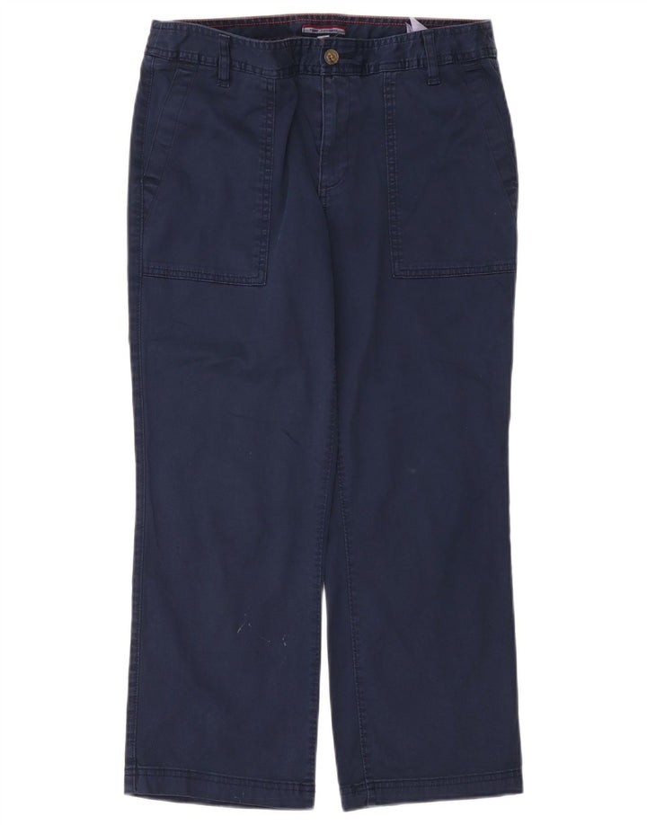 Pantaloni chino drepți pentru femei Tommy Hilfiger US 6 Medium W30 L25 Bleumarin