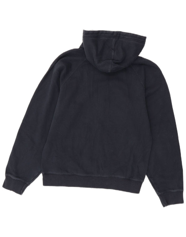 Pulover cu capotă cu fermoar și grafic Champion pentru femei UK 18 XL bleumarin