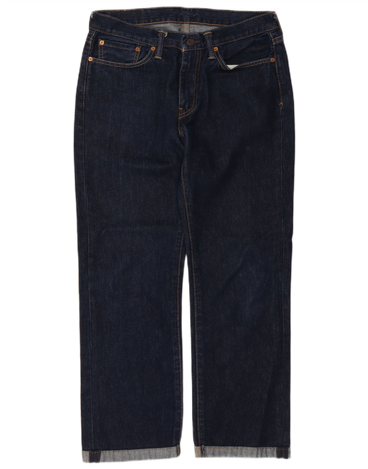 Blugi drepti pentru bărbați Levi's 514 W32 L27 Bumbac bleumarin