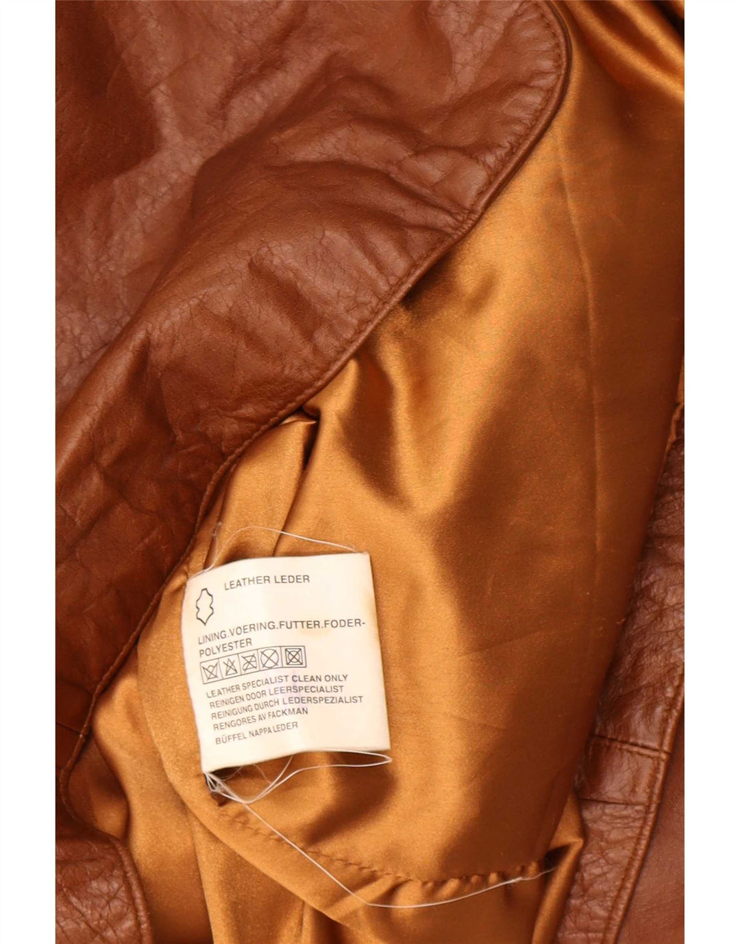 Blazer pentru bărbați Union River din piele cu 3 nasturi EU 48/50 Maro Mediu