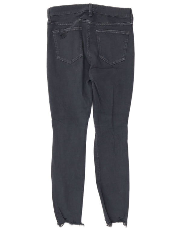 Blugi skinny pentru femei Gap cu talie medie L28 L28 bumbac bleumarin