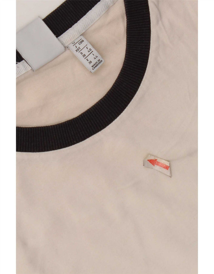 Tricou Adidas pentru femei Top UK 12 Medium White Bumbac