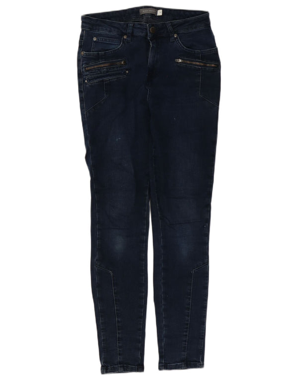MINT VELVET Blugi skinny pentru femei UK 10 Small W29 L29 Bumbac bleumarin