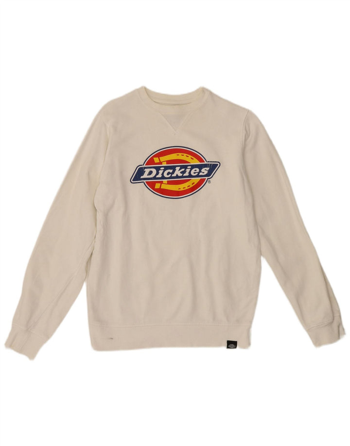 Pulover grafic pentru bărbați Dickies XS Bumbac alb