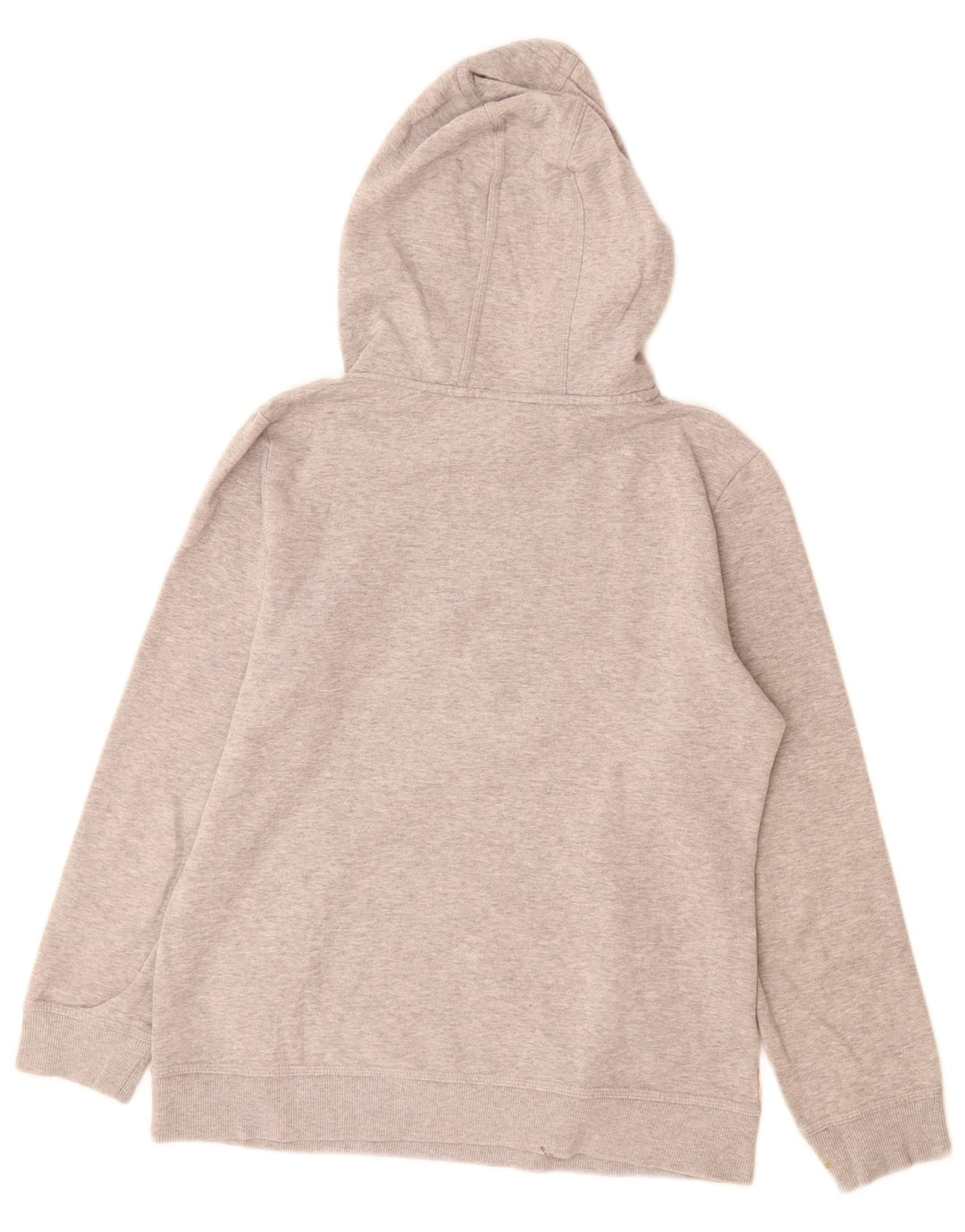 Pulover cu glugă grafic Adidas pentru femei UK 12 Gri mediu