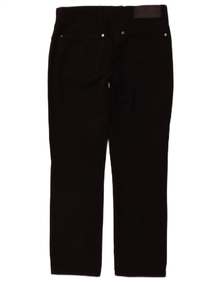 MOSCHINO Womens Cropped Jeans W27 L25 Black