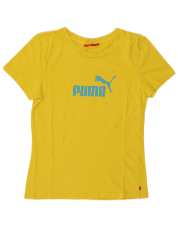 Tricou cu grafic Puma pentru femei Top UK 14 Medium Yellow