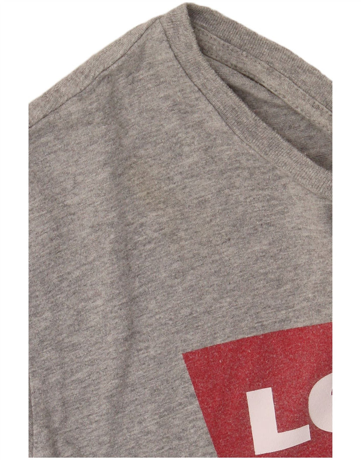Tricou grafic pentru bărbați Levi's Top din bumbac gri mediu