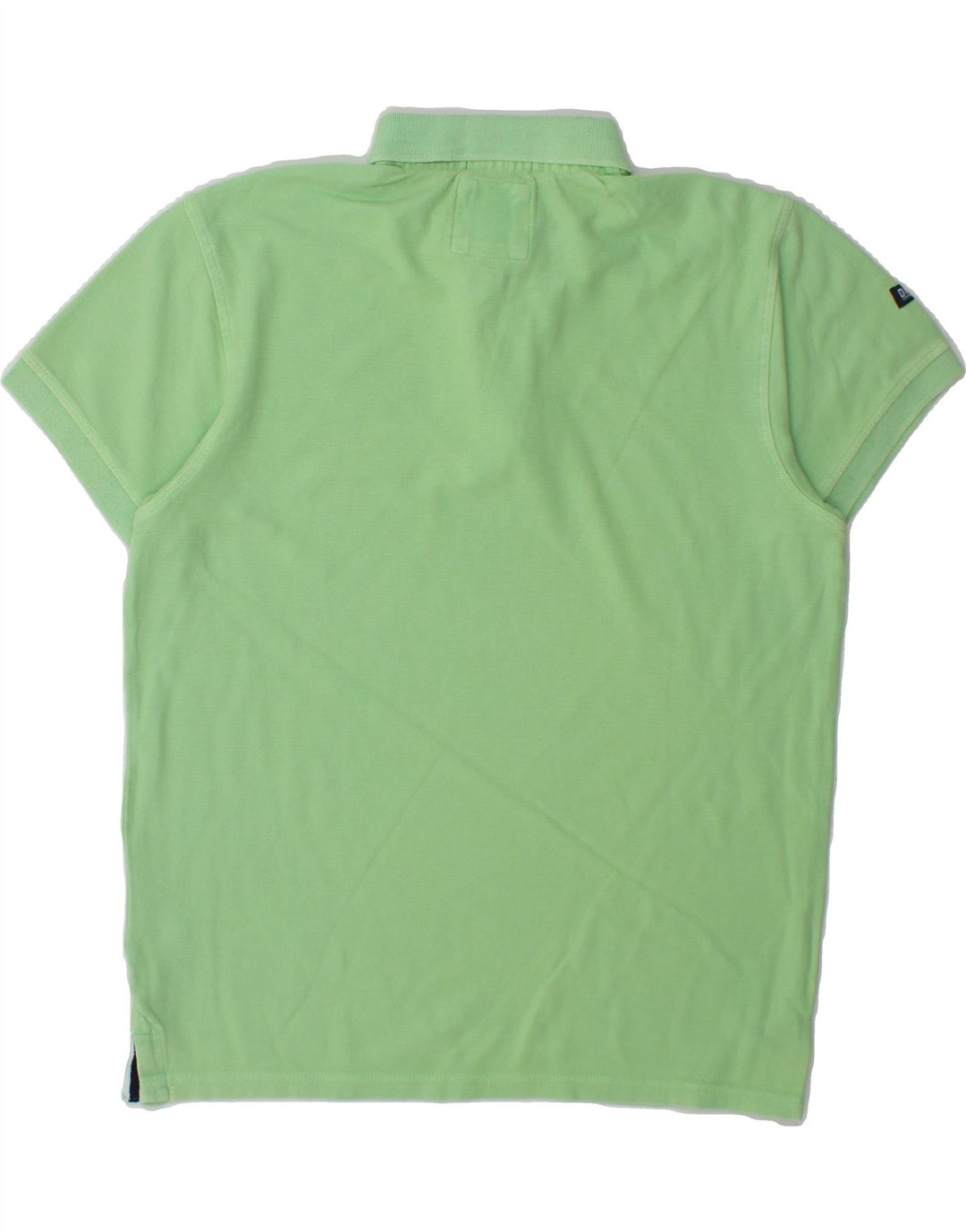 DATCH Mens Polo Shirt Medium Green Cotton Vintage Datch and Second-Hand Datch from Messina Hembry 