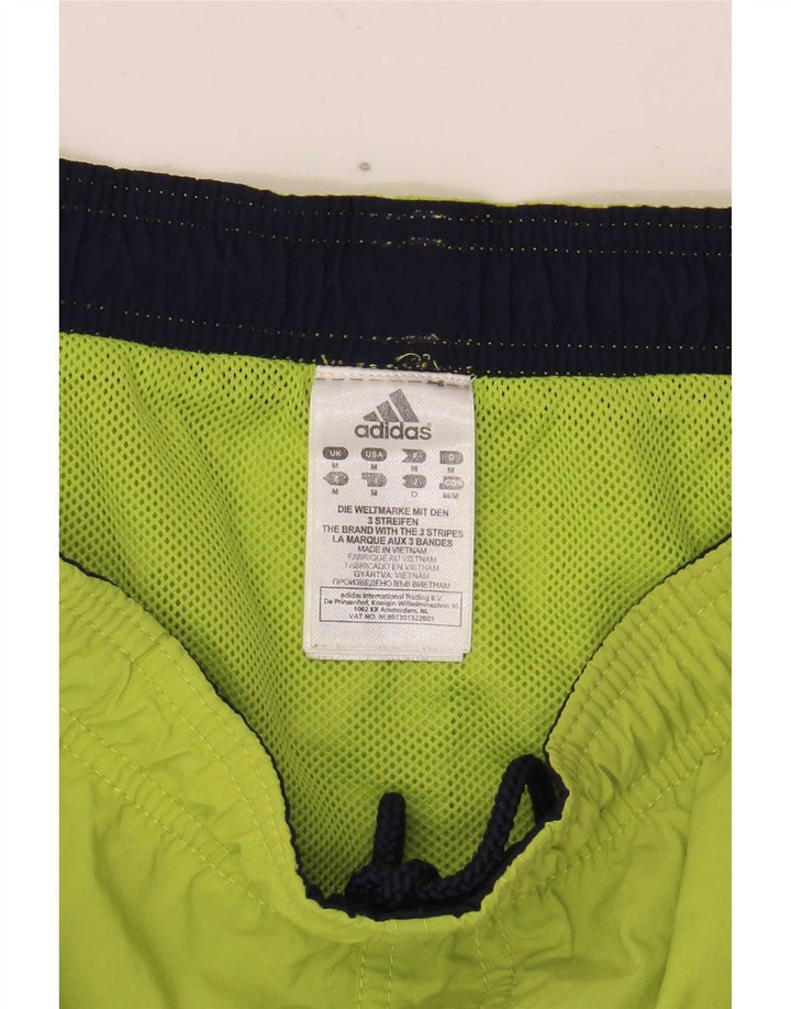 Pantaloni scurți sport pentru bărbați Adidas, verde mediu din poliamidă
