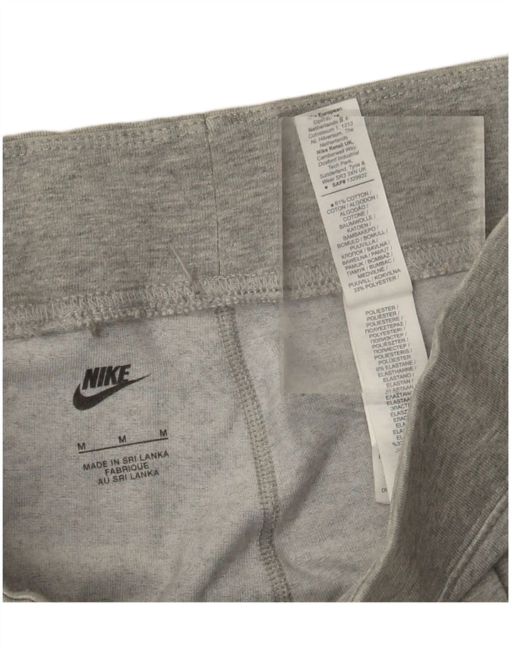 Leggings grafic Nike pentru femei UK 12, bumbac gri mediu