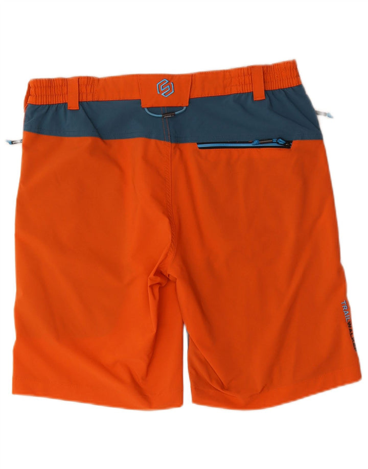 Pantaloni scurți cargo grafic Sphere Pro pentru bărbați, medii W34 Orange Colorblock