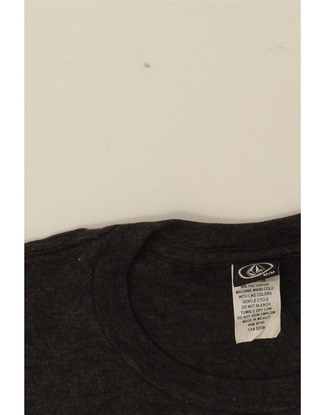 Tricou grafic pentru bărbați Volcom Top din bumbac gri mediu