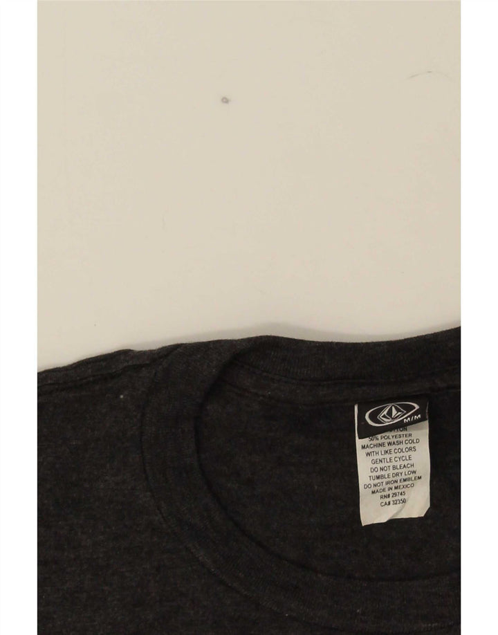 Tricou grafic pentru bărbați Volcom Top din bumbac gri mediu