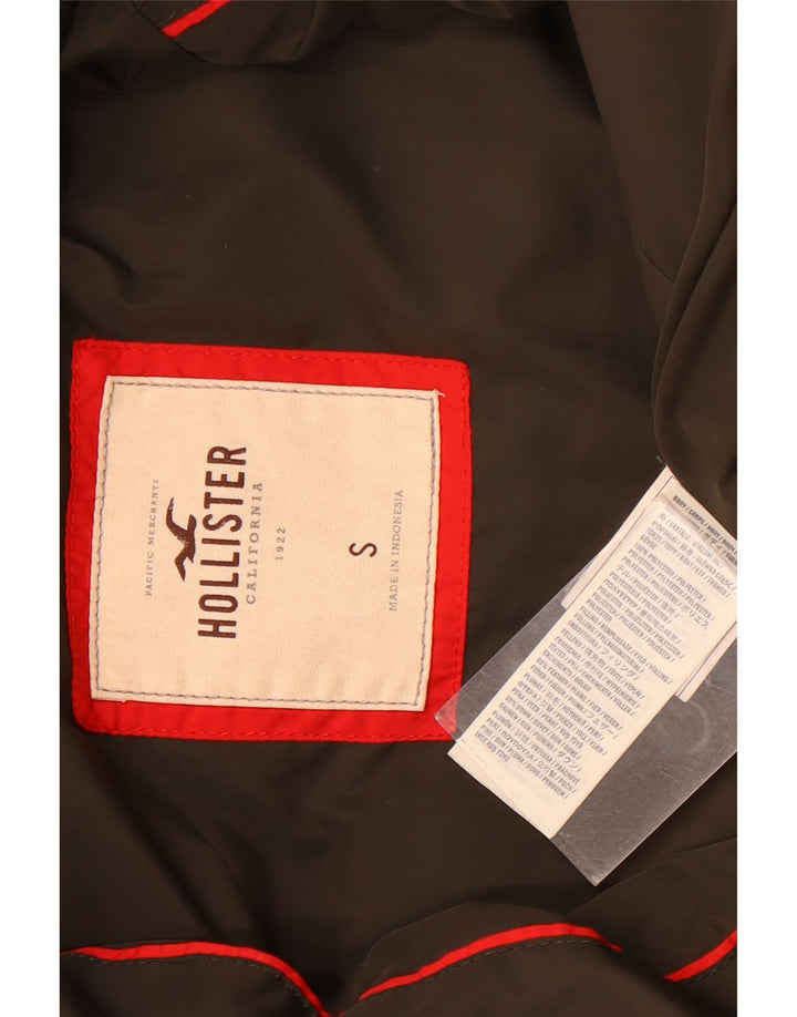 Jachetă căptușită cu glugă pentru femei Hollister UK 10 Small Kaki Poliester