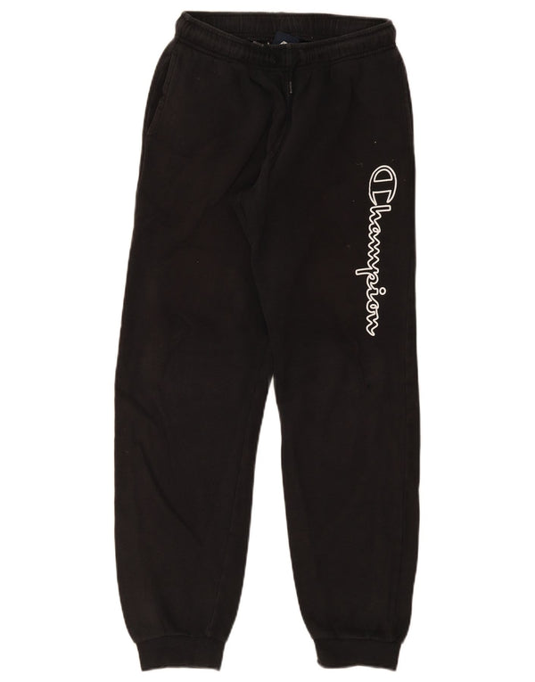 Pantaloni de trening grafic pentru băieți Champion Pantaloni de jogging 13-14 ani XL Negru