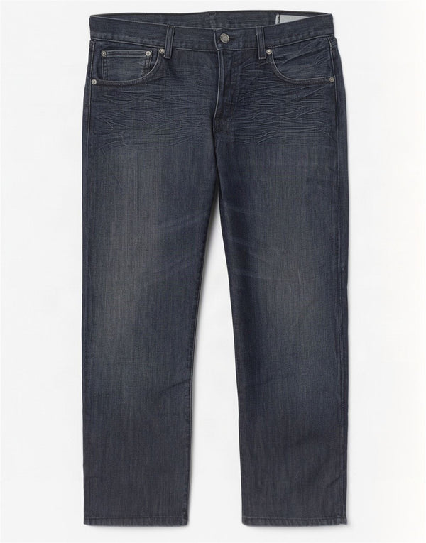 Blugi drepti pentru bărbați Levi's 501 W36 L27 Bumbac bleumarin