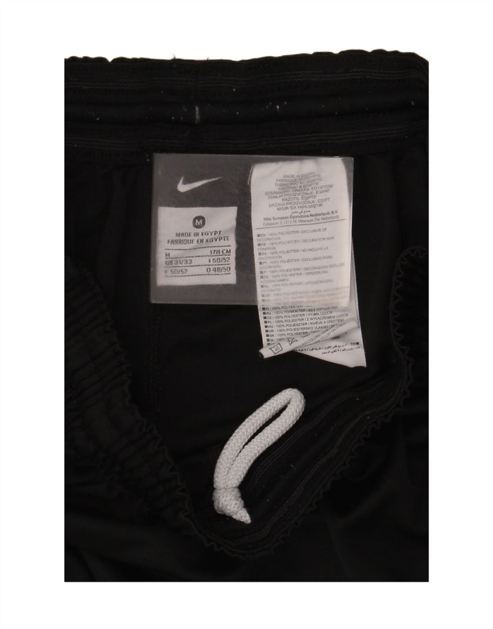 Pantaloni scurți sport Nike pentru bărbați, poliester mediu negru