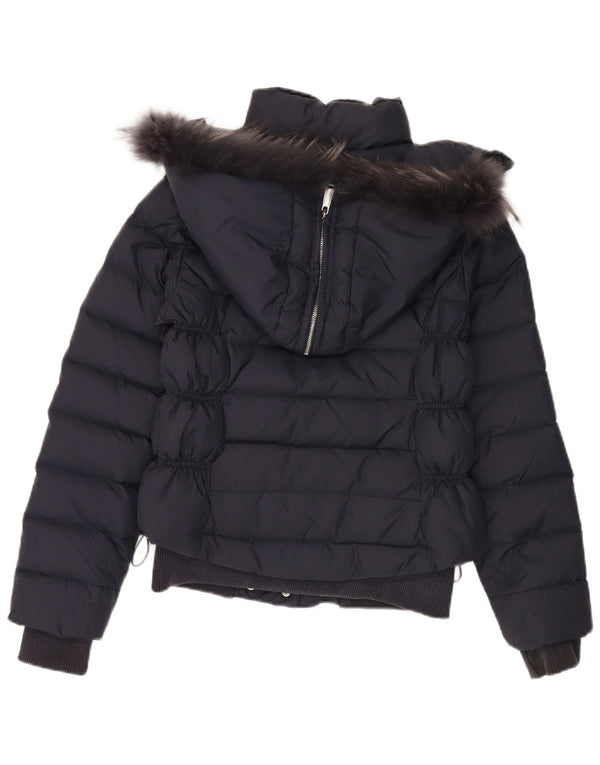 Jachetă căptușită cu glugă pentru femei Zu Elements UK 12 Medium Bleumarin Poliamidă