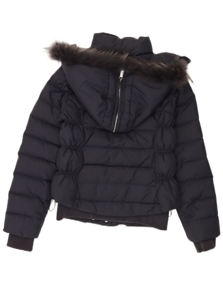 Jachetă căptușită cu glugă pentru femei Zu Elements UK 12 Medium Bleumarin Poliamidă