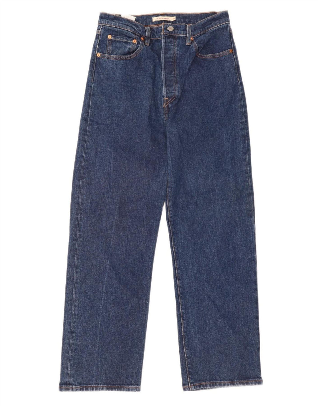 Blugi drepti pentru femei LEVI'S Ribcage W30 L29 Bumbac albastru