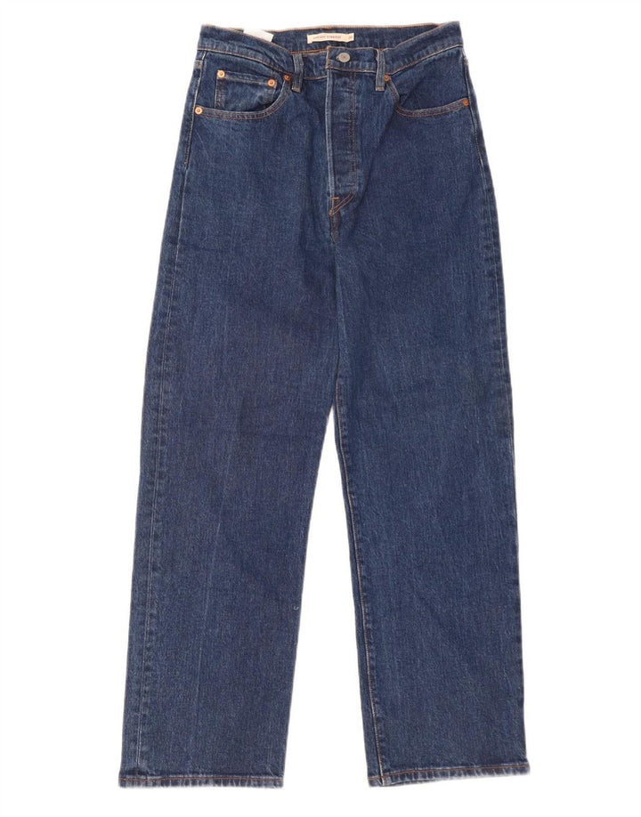 Blugi drepti pentru femei LEVI'S Ribcage W30 L29 Bumbac albastru
